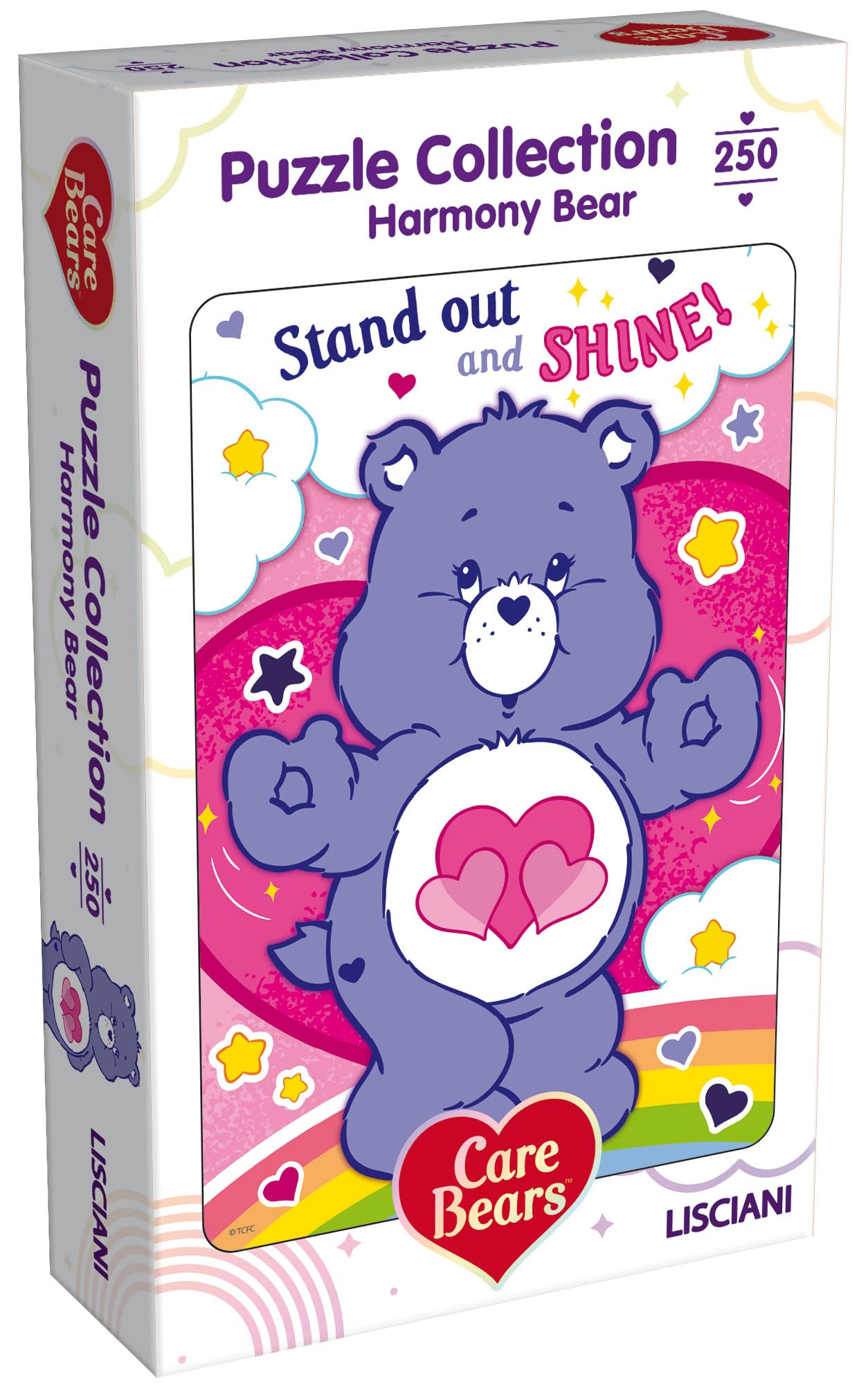 Lisciani - Care Bears - Harmony Puzzle - 250 Pieces - Puzzle for Adults & Children 7+ - Size 50 x 35 cm - Colorful Relaxing Illustration - Creative Activity and Observation