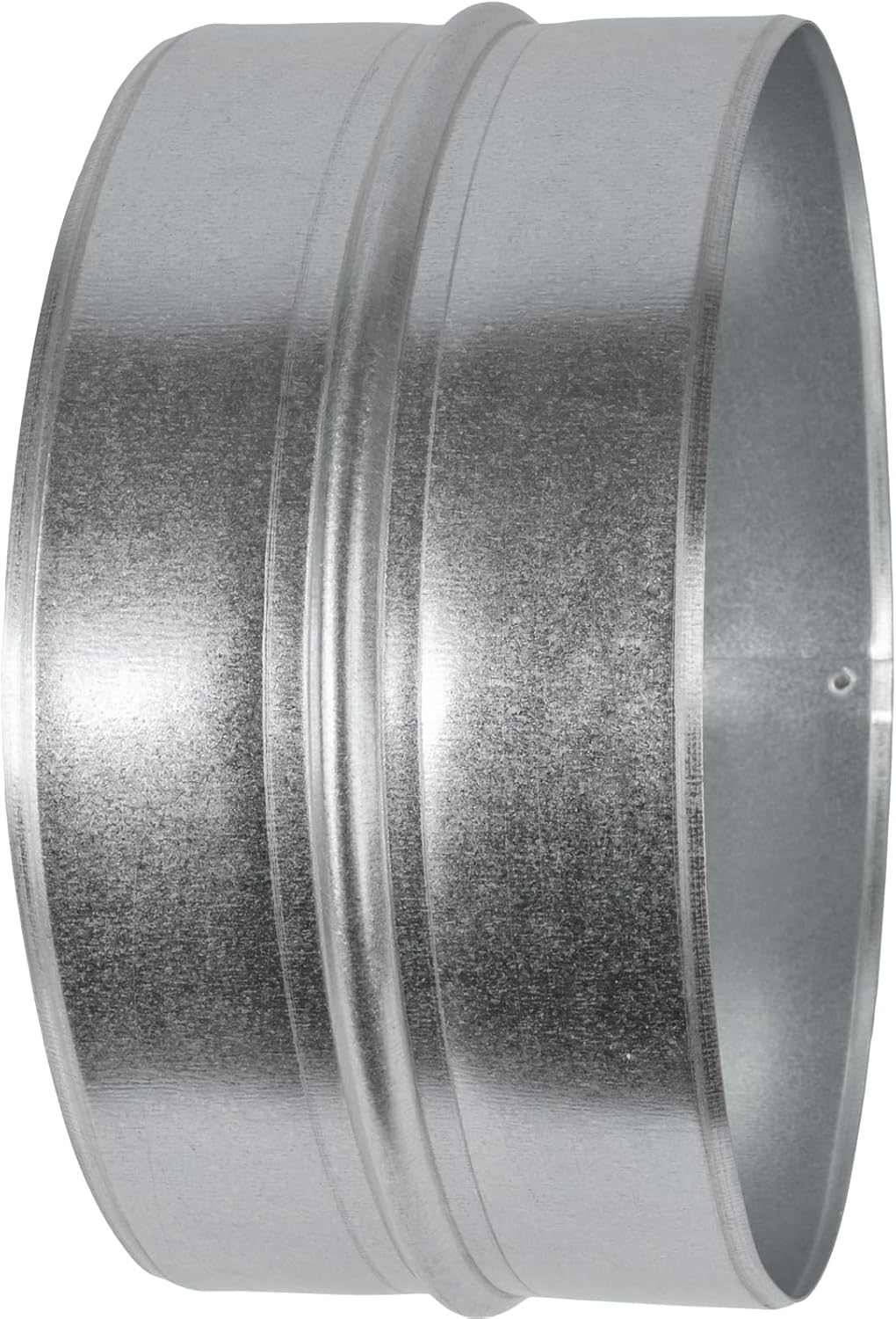 8'' Inch Galvanised Steel - Metal Duct Connector, Straight Pipe Coupler