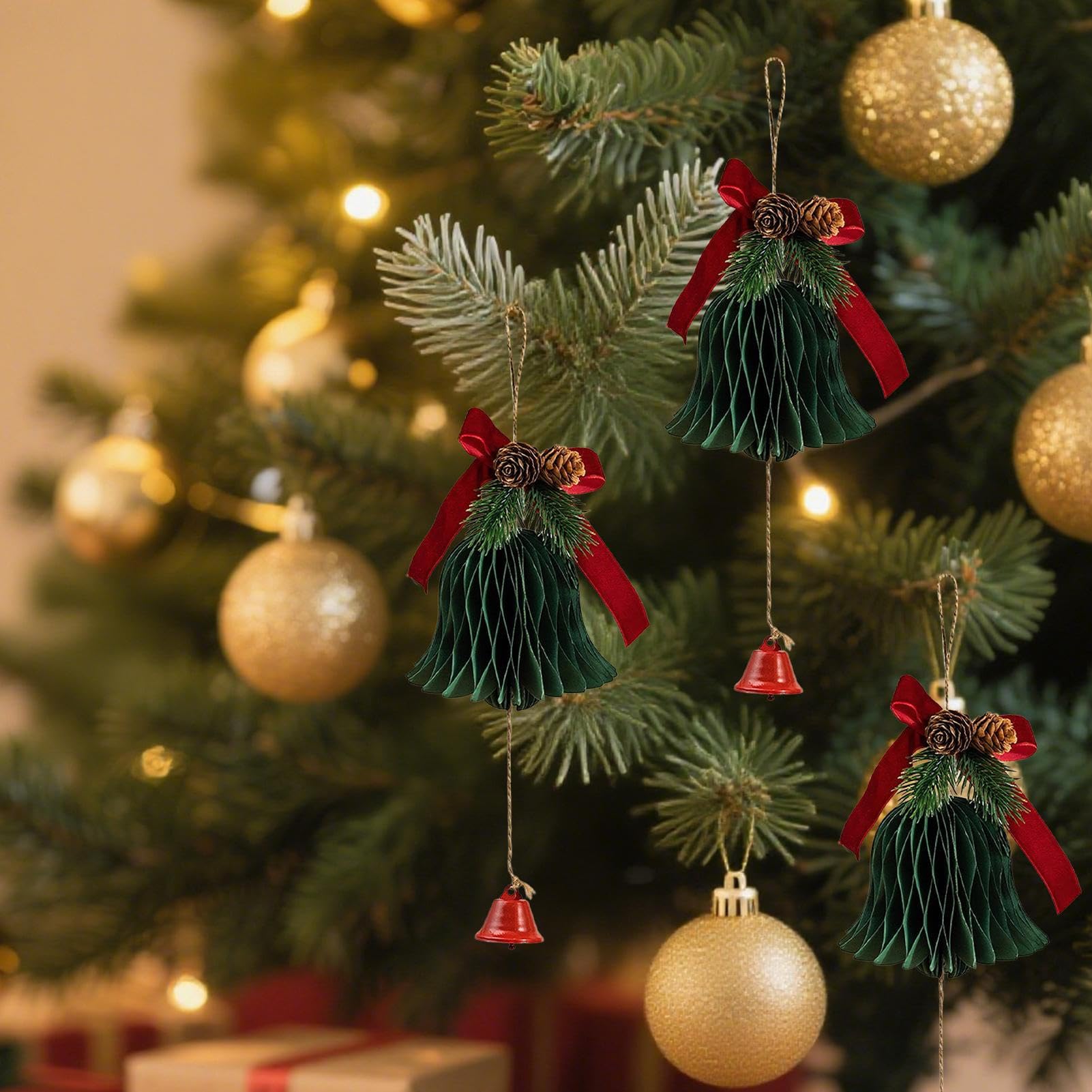 Campane Per Albero Di Natale Campanelli di Carta