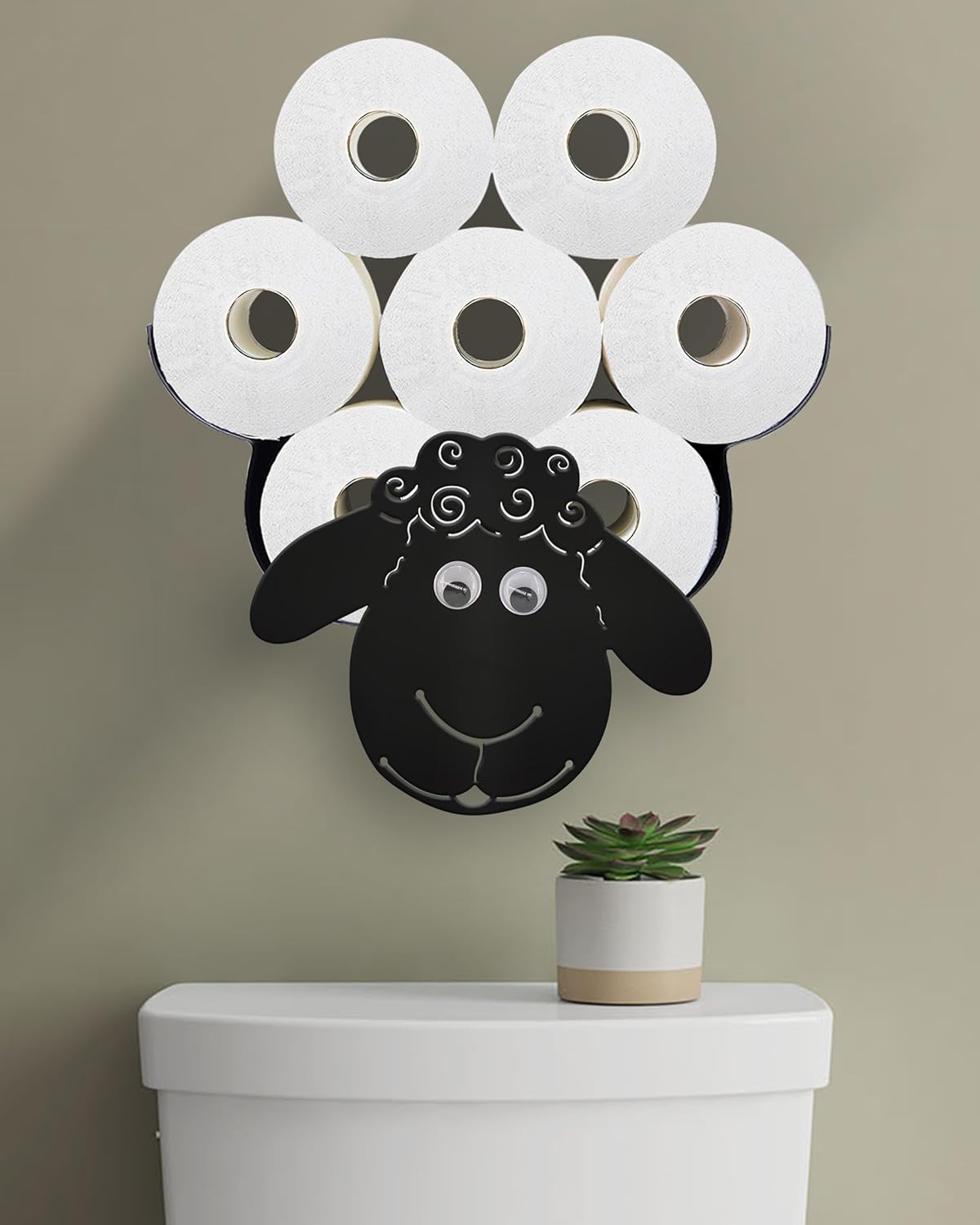 Dragonfly Toilet Paper Holder for Extra 8 Rolls, Funny Decorative Toilet Paper Storage Wall Mounted, Farmhouse Bathroom Animal Decor Accessories Storage Cabinet