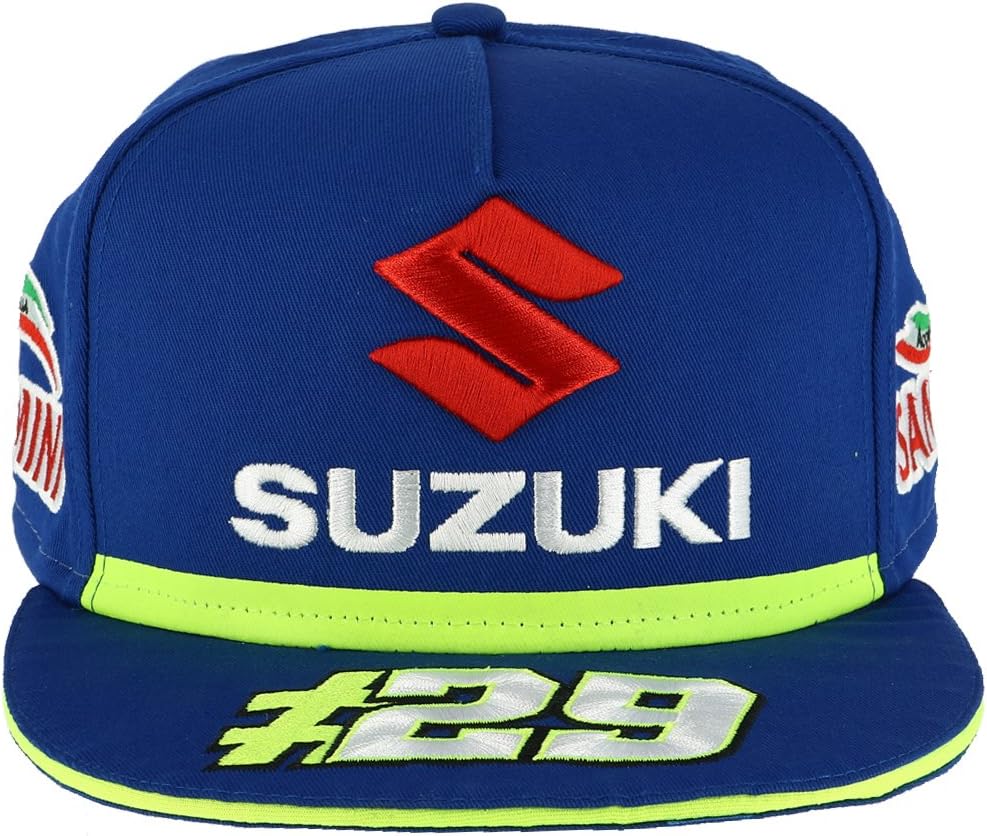 Andrea Iannone 29 Suzuki Team Moto GP Sponsors Flat Peak Cap Official 2017