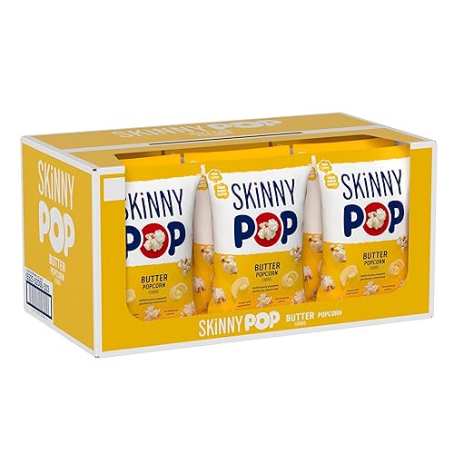 Miniatura 15 de SkinnyPop Palomitas de maíz, sin gluten, sin OMG, aperitivos saludables, aperitivos de Halloween, palomitas de maíz cheddar blancas, sin lácteos