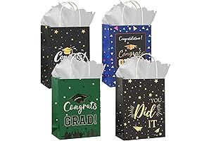 2024 Graduation Gift Bags with Tissue Paper