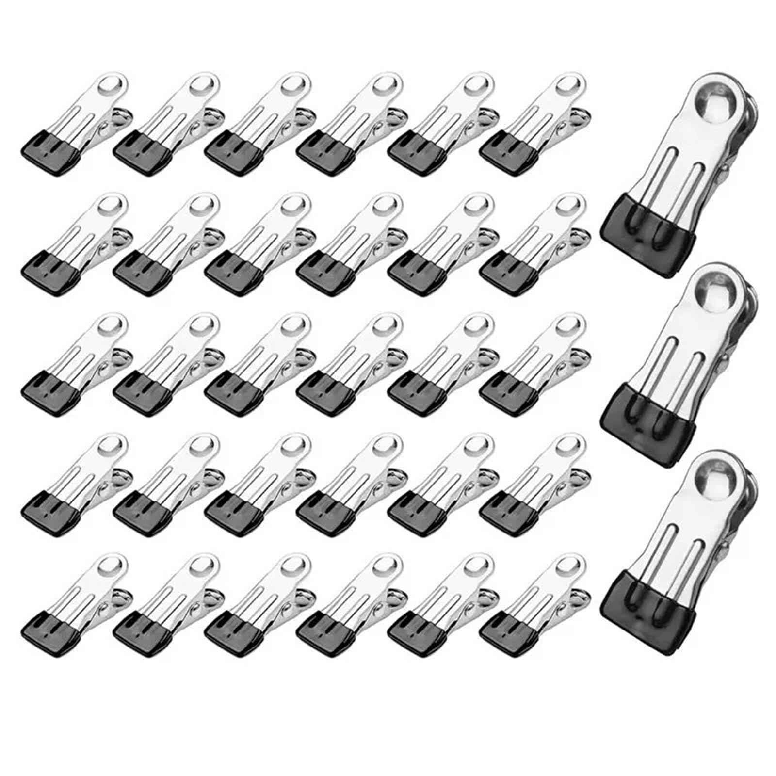 Clothes Pegs 50Pcs Pool Cover Clips For Steel Wall Pools, Stainless Steel Pool Cover Clamps, Clothespin Hanger Clothes Hook