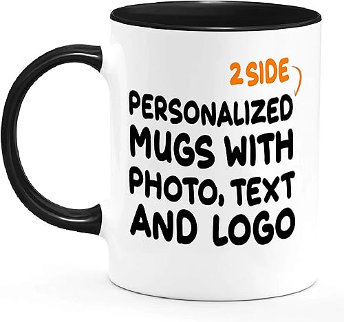 Miniatura 3 de Tazas de café personalizadas tazas de cerámica personalizadas añadir imagen crear logotipo con texto 11oz