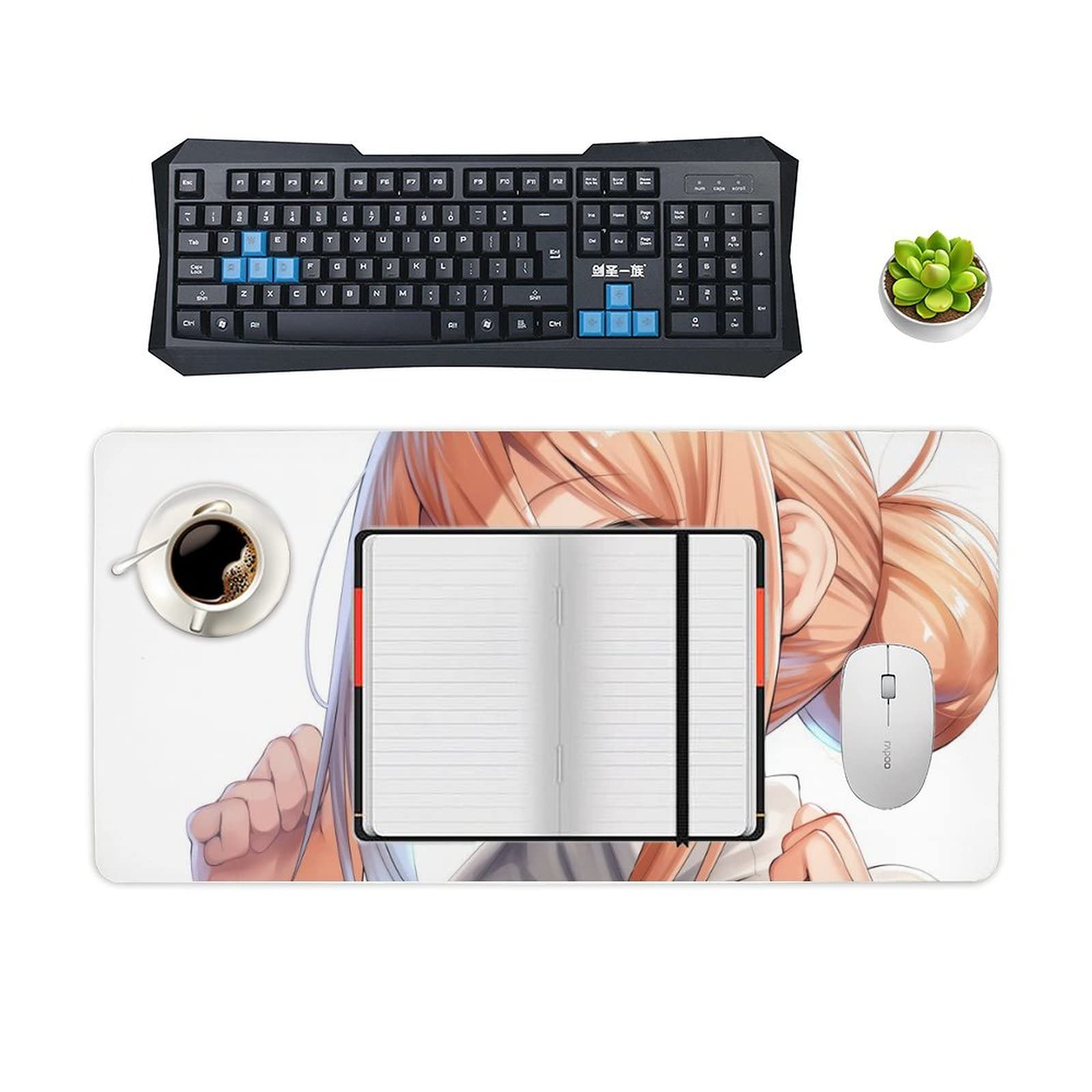 Amazon | デスクマット 俺ガイル ガハママ 大型 デスクパッド エコ