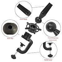 Vista 5 de Soporte de Cabeza de Maniquí de Peluca Soporte de Cabeza Soporte de Cabeza de Entrenamiento de Maniquí de Cosmetología Soporte Sujetador Abrazadera