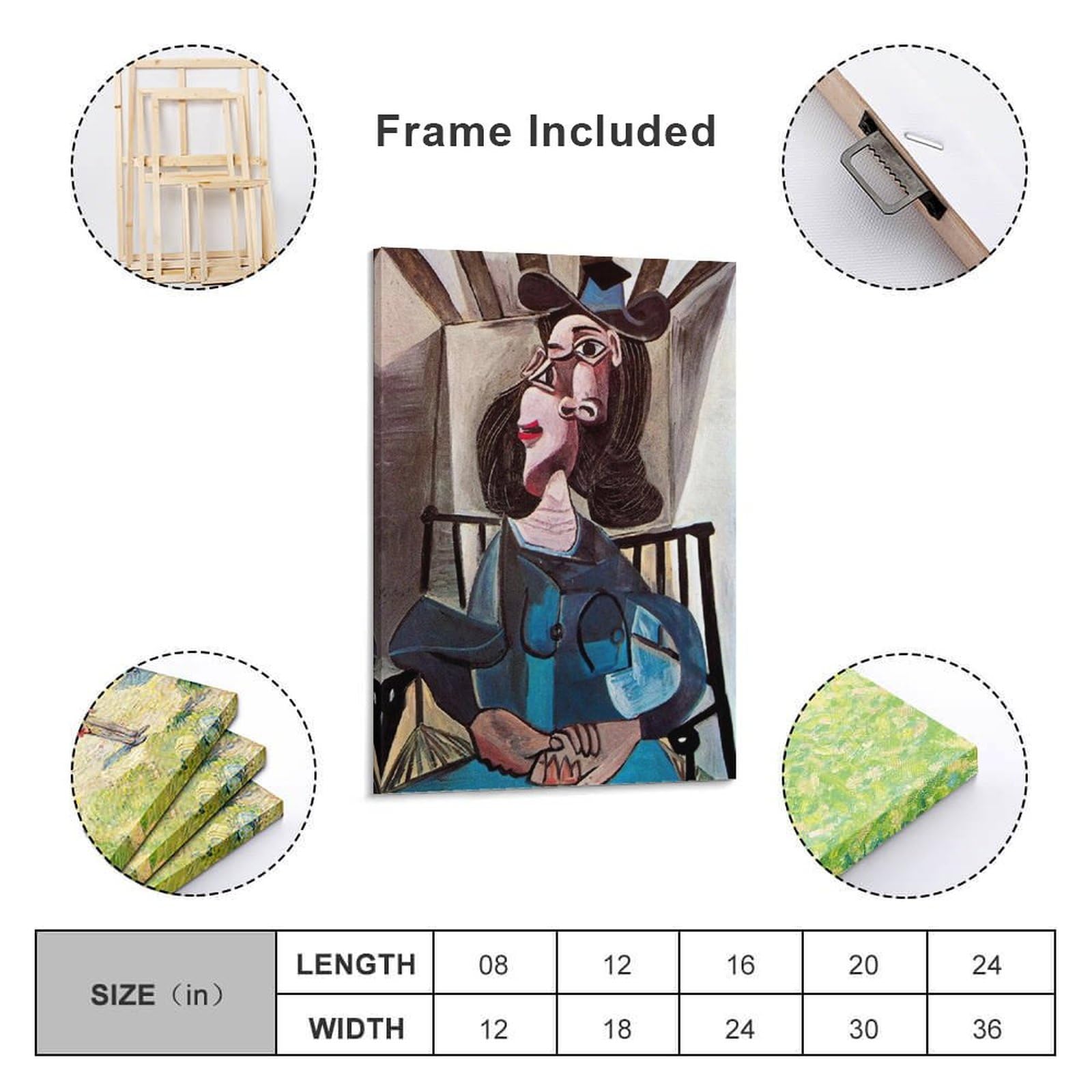 Amazon.co.jp: 画家 パブロ・ピカソ 世界の名画 椅子に座る少女
