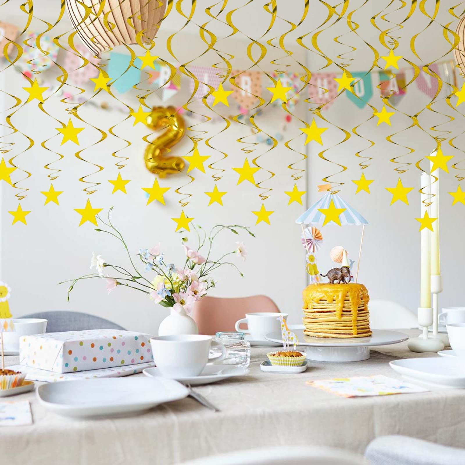 Amazon.co.jp: GENGENER 30個入りパック スターハンギングスワール