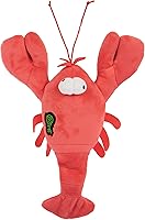 goDog Action Plush Lobster Animated Squeaker Dog Toy, Battery-Free Bite-Activated Motion, Chew Resistant & Tough...