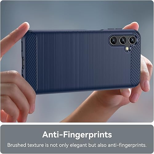 Miniatura 5 de Funda para Samsung Galaxy A14 5G, Galaxy A14 con protector de pantalla HD, absorción de golpes flexible de TPU parachoques de goma suave para
