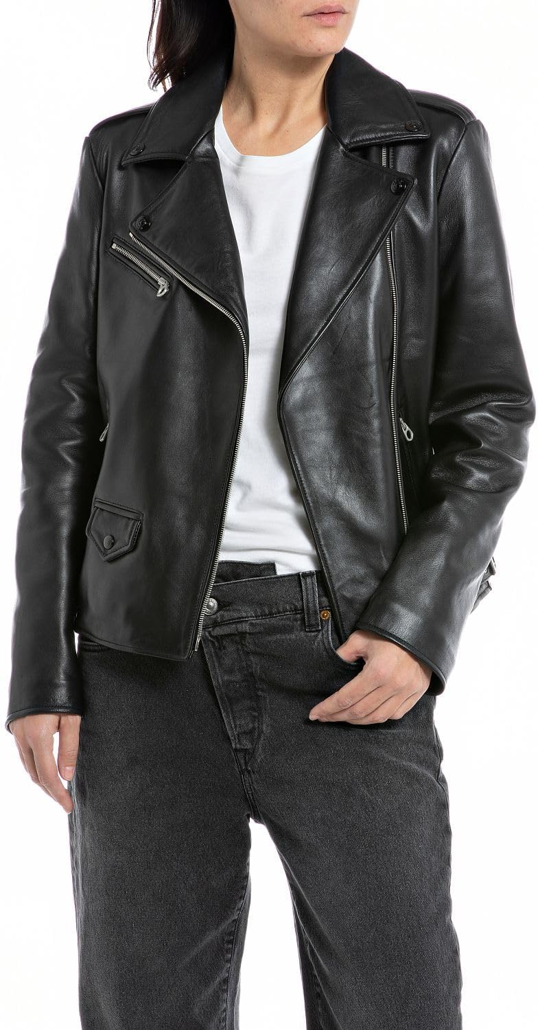 Replay jacke damen schwarz Outlet