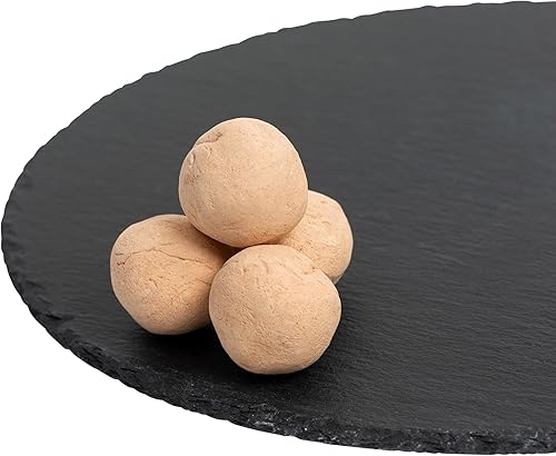 Miniatura 3 de HITT Bolas de arcilla comestible prémium – Arcilla roja melocotón para comer cero aditivos, alimentos ASMR para antojos de pica, suciedad comestible