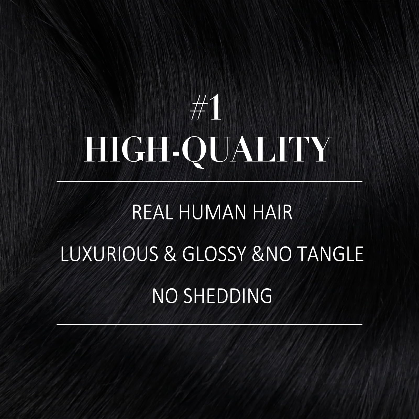 YoungSee Clip in Human Hair Extensions Black 12inch 80g 7pcs Human Hair Clip in Extensions Jet Black Short Straight Human Hair Extensions Clips in for Women Separate Pieces Invisible - Image 2
