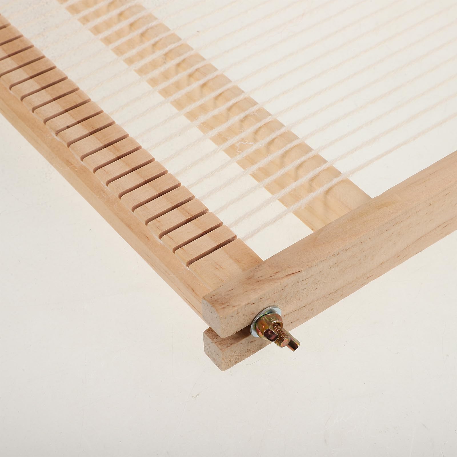 TOYANDONA Telar Manual de Madera para Tapiz de Pared, Fácil Ensamblaje y Operación Simple, Kit de Bricolaje para Niños y Jóvenes en Manualidades Color Aleatorio
