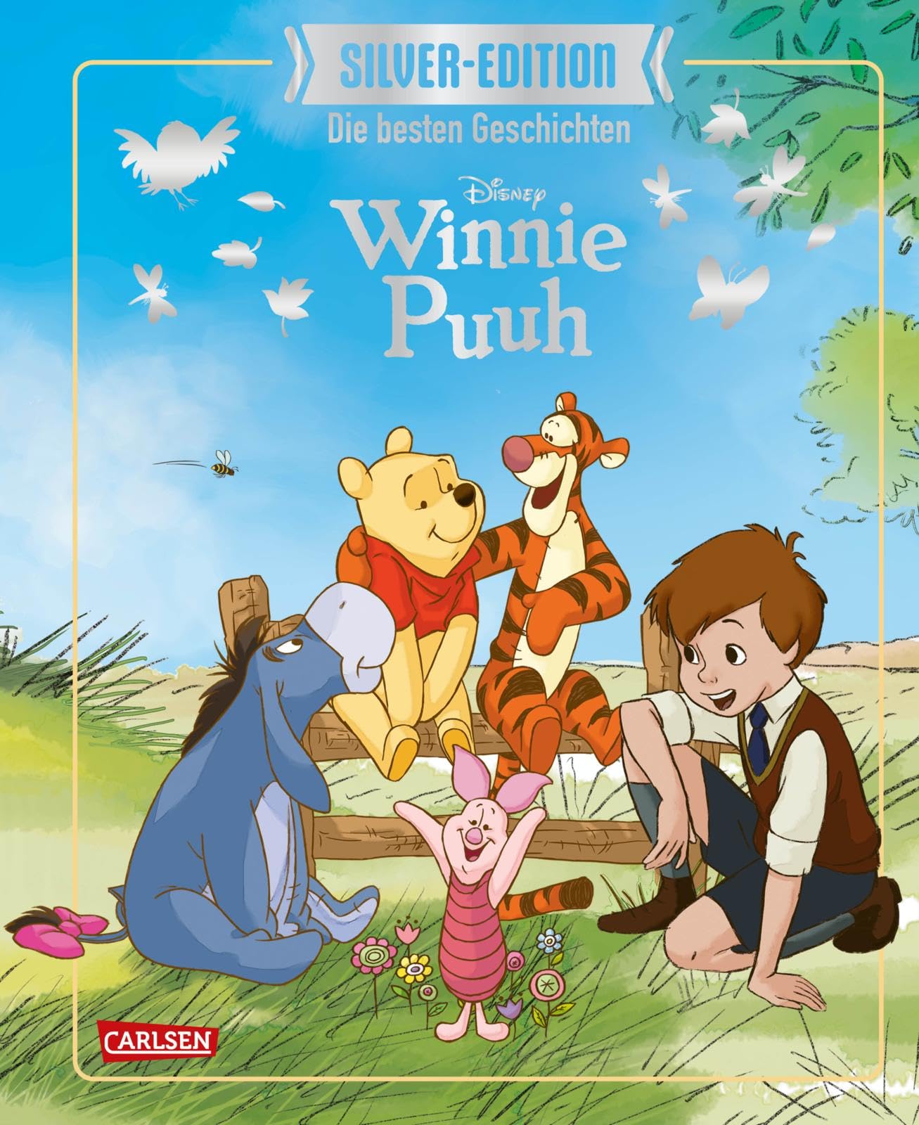 Disney Silver-Edition: Das große Buch mit den besten Geschichten - Winnie Puuh: Vorlesebuch für Jungen und Mädchen ab 4 Jahren mit dem Bären Puuh und seinen Freunden