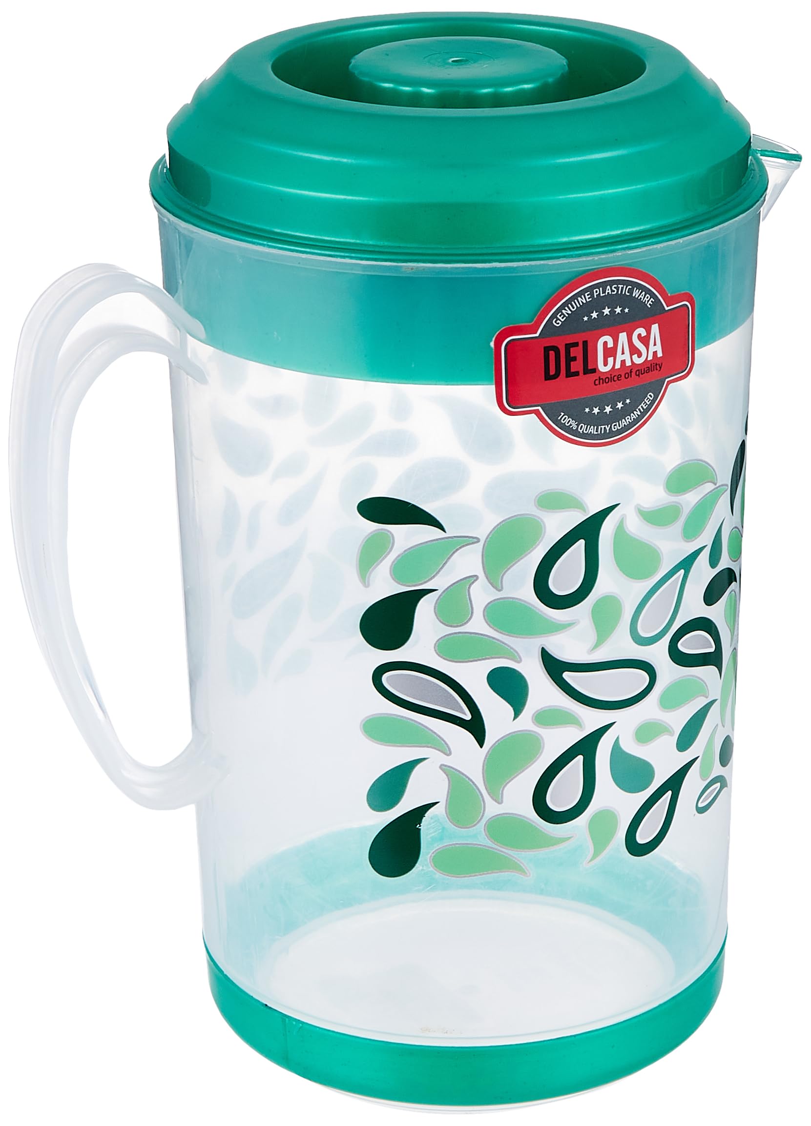 DelcasaWater Jug With 4Pc Glass, Assorted Colors