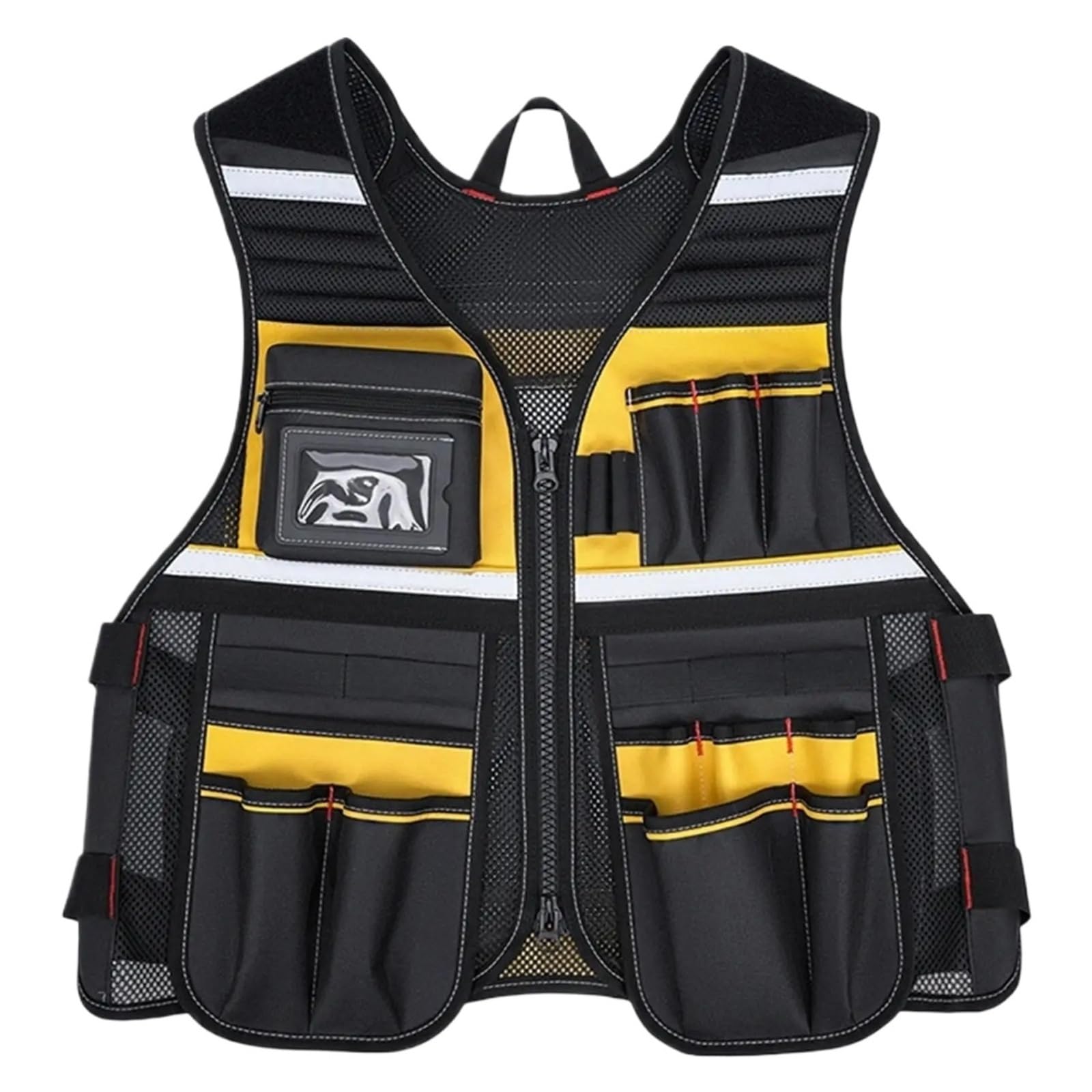 Chaleco de Herramientas Vest For Work Multi-Pocket Safety Organizer Tool Belt Carpenter Electrician Construction