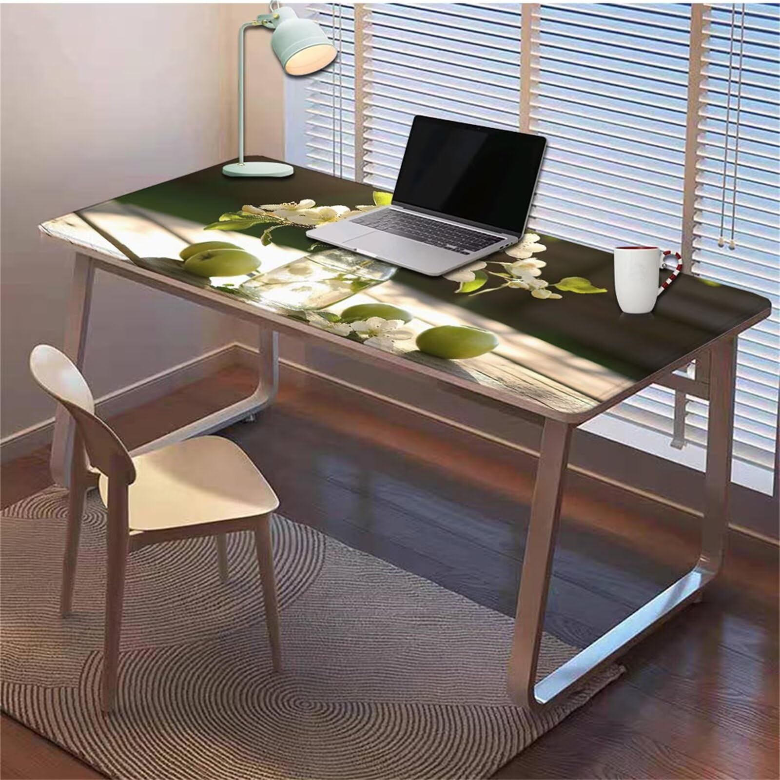 Gamingowa podkładka pod mysz 1200 x 600 x 3 mm, XXL, wodoszczelna, odporna na ścieranie, z przyszytymi krawędziami, podkładka na biurko, poprawia prędkość i precyzję, pod laptopa, komputer, wzór