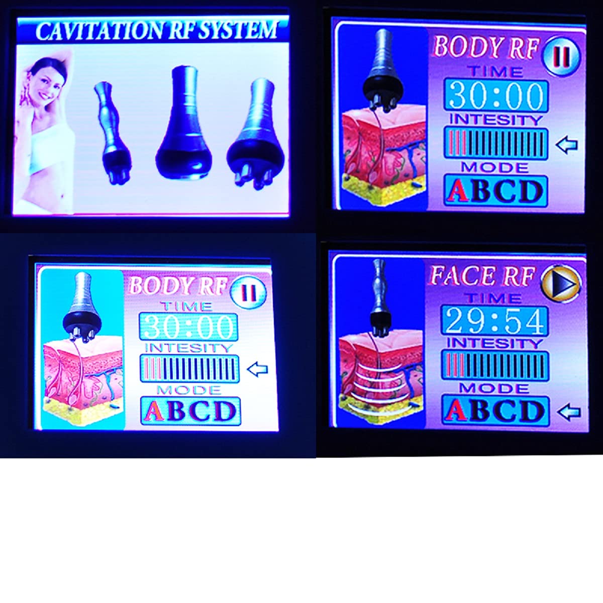 3 In 1 Anti-aging Beauty Machine Vacuum Body Shaping Slimming Skin Face Tighten Machine Multifunction Massager for Home and Salon : Beauty & Personal Care