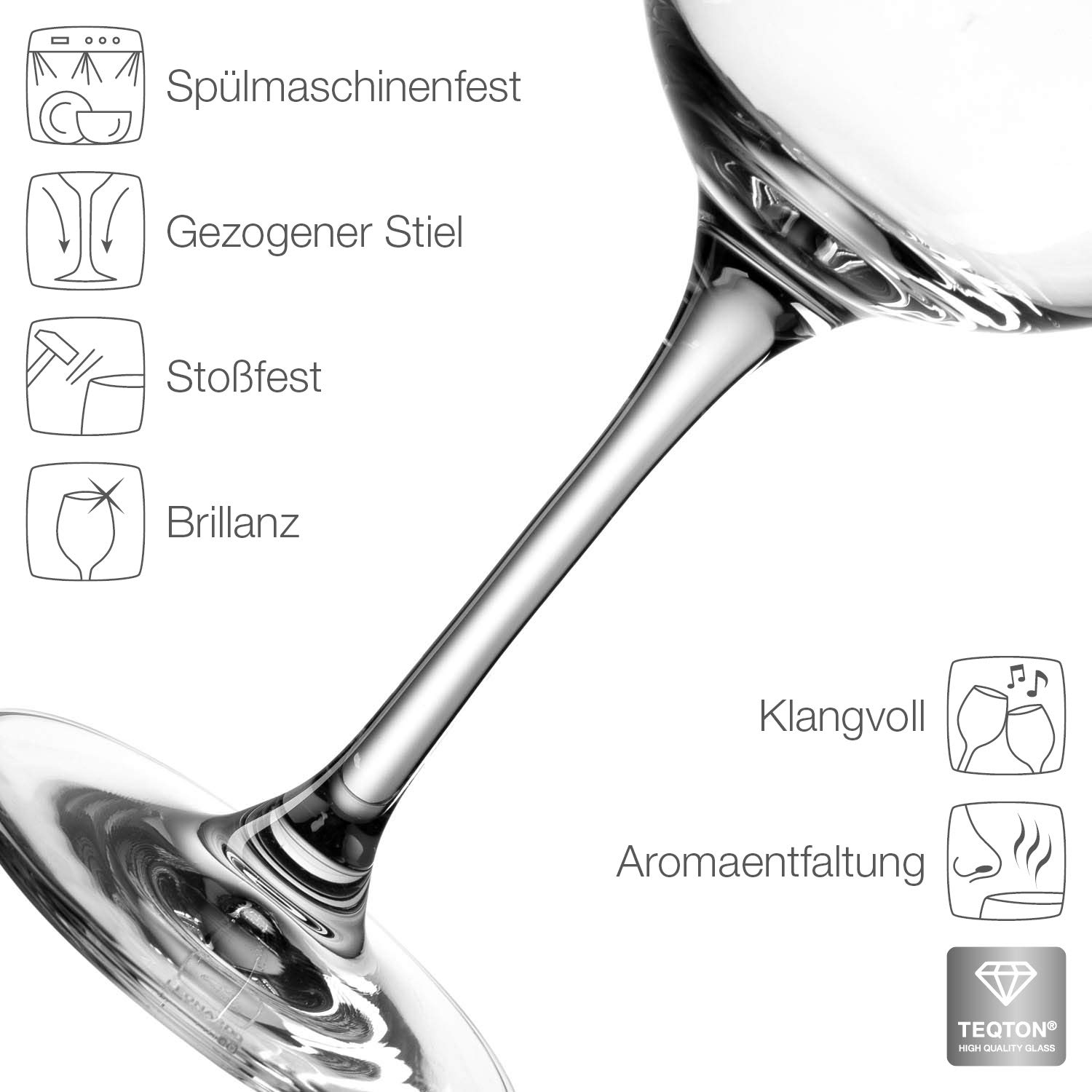 Witte Wijnglas Leonardo Tivoli (6-delig) 450 ml