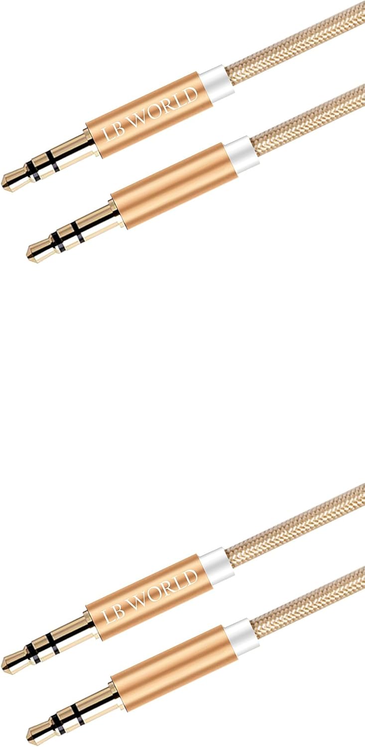 LB World fy20 Aux Cable Audio Cable 3.5 mm to 3.5 mm Aux Cable for Car, iPhone in
