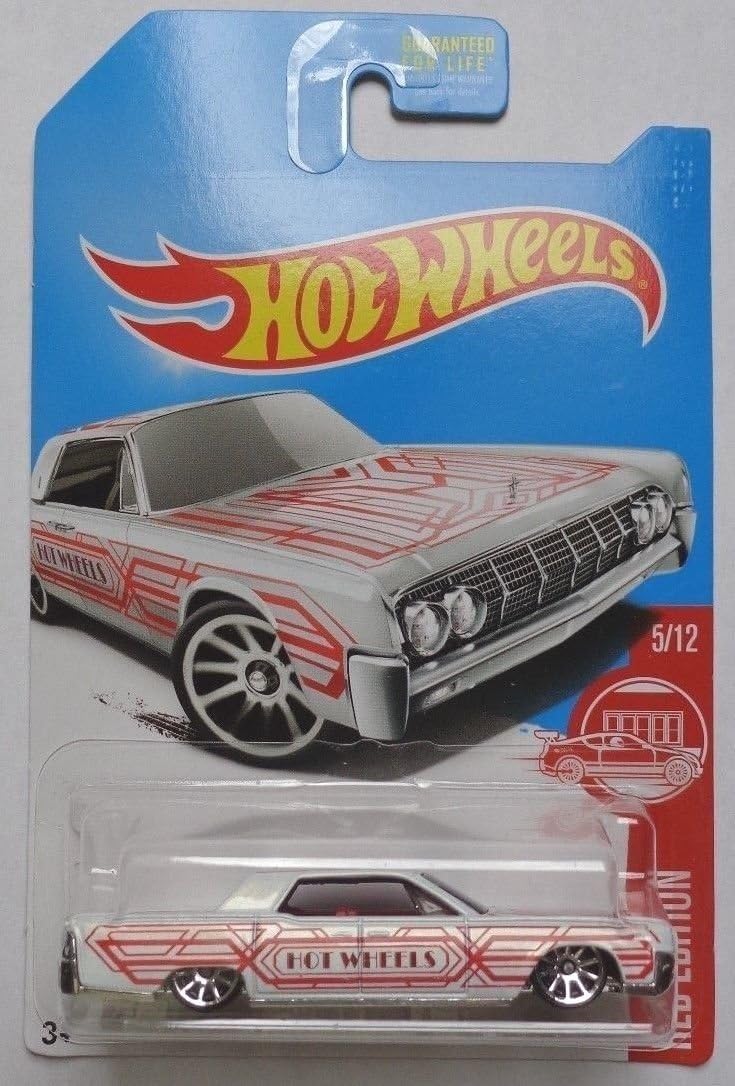 2017 Hot Wheels Target Exclusive Red Edition 4/12 - 64 Lincoln Continental [White]