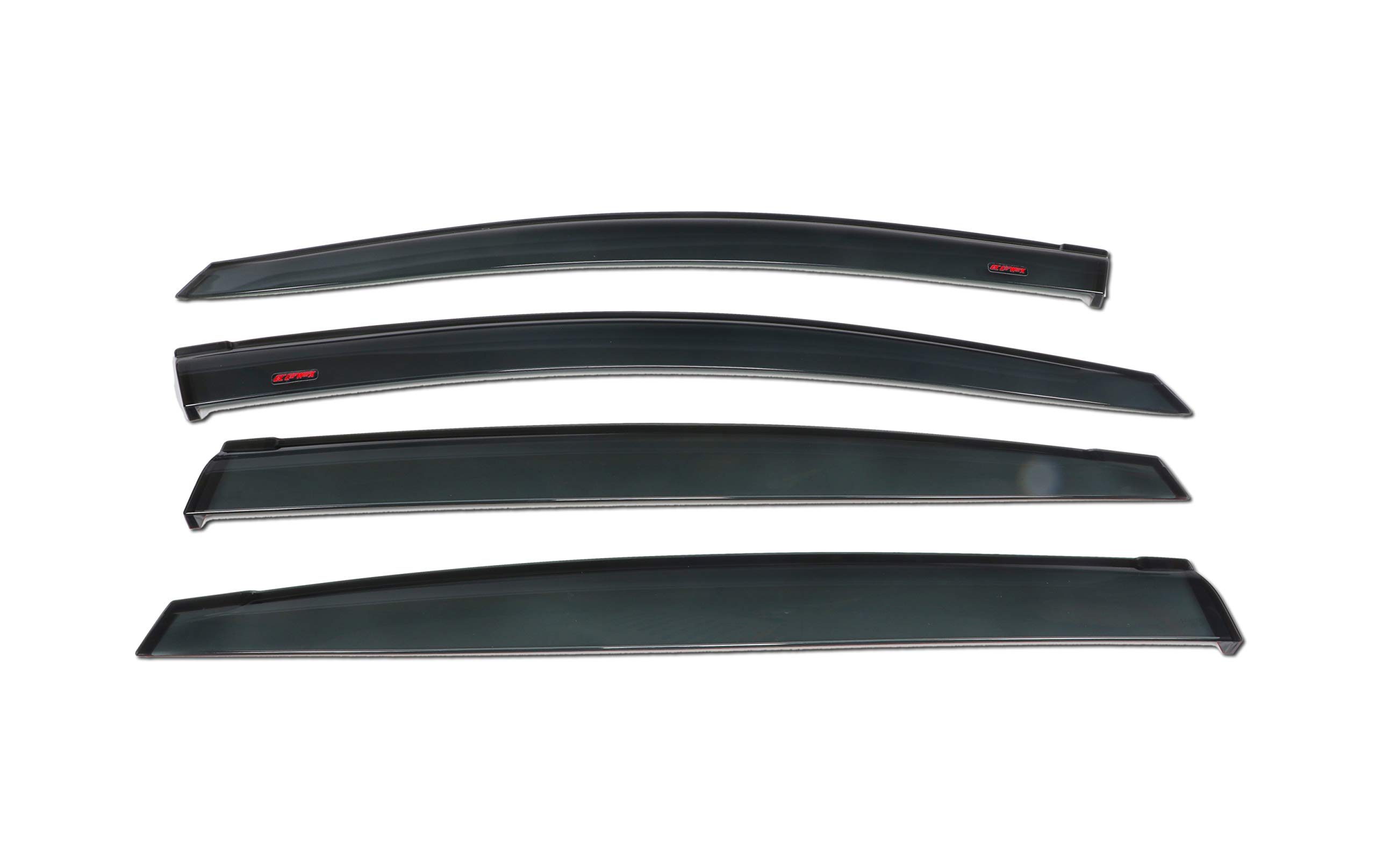 C&C Car Worx WV-17SI-5-TI-ct Aftermarket Set of 4 Injection-Molded Window Visor Rain Guard Deflectors Compatible with 2018-19-20-21-22-23 Subaru Crosstrek