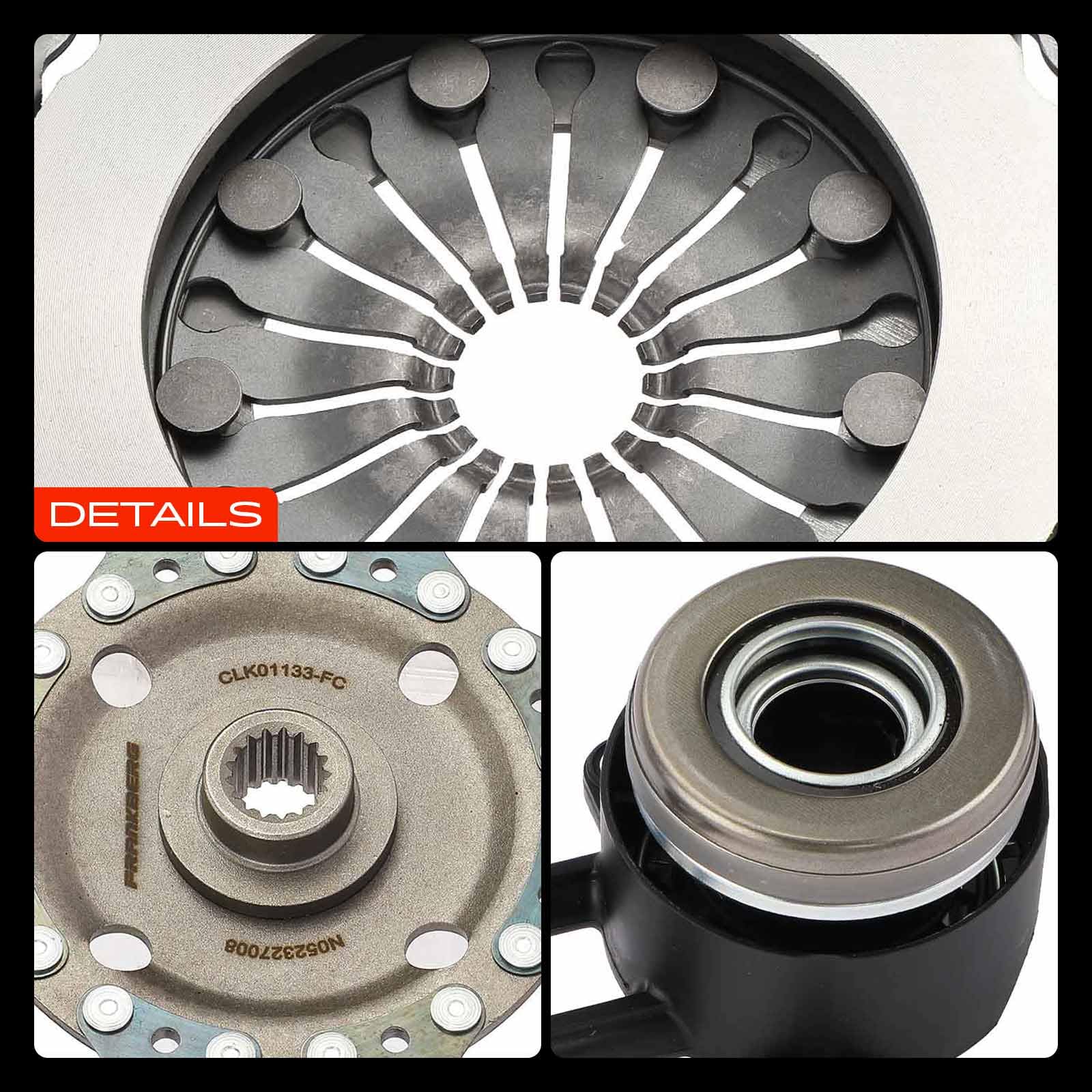 Frankberg Kit de embrague 621301133 | Compatible con: Furgoneta Fiesta V, 2 días, Fiesta V JD JH, Fusión JU