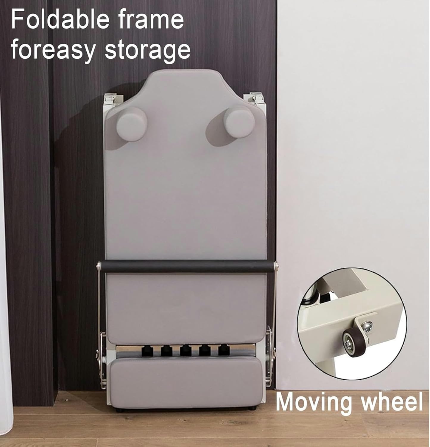 Foldable Pilates Reformer, Pilates Reformer Machine with Springs, Pilates Exercise Equipment with Jump Board for Home Workouts