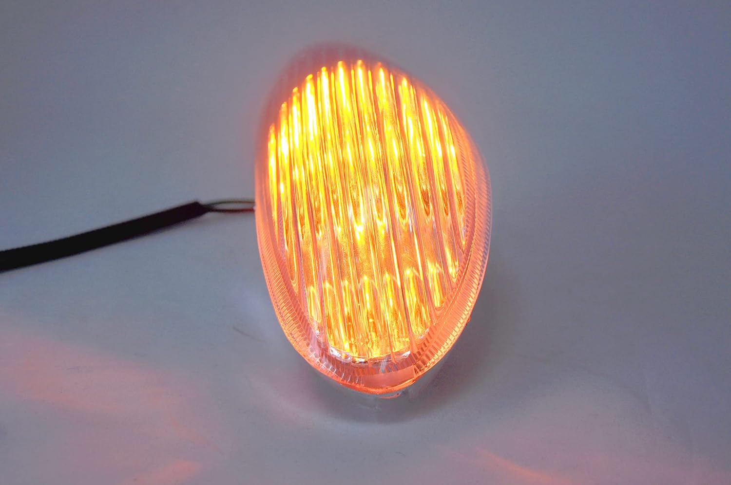 TOPZONE Fit 1998-2006 SU-ZUKI KATANA - GSX600 / GSX750; Flasher light Turn Signal Blibker Idicator Lamp (Smoke)