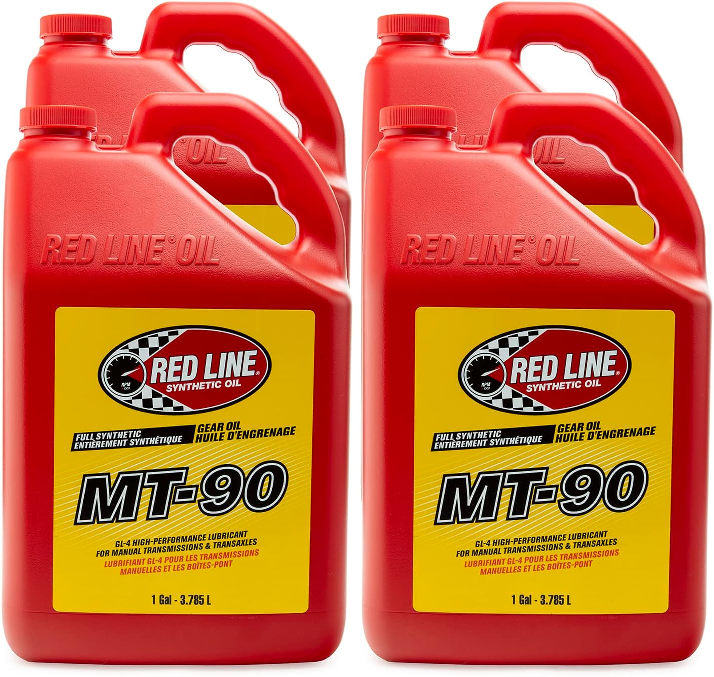 50305 Manual Transmission (MT) 90W Gear Oil - 1 Gallon, (Pack of 4)