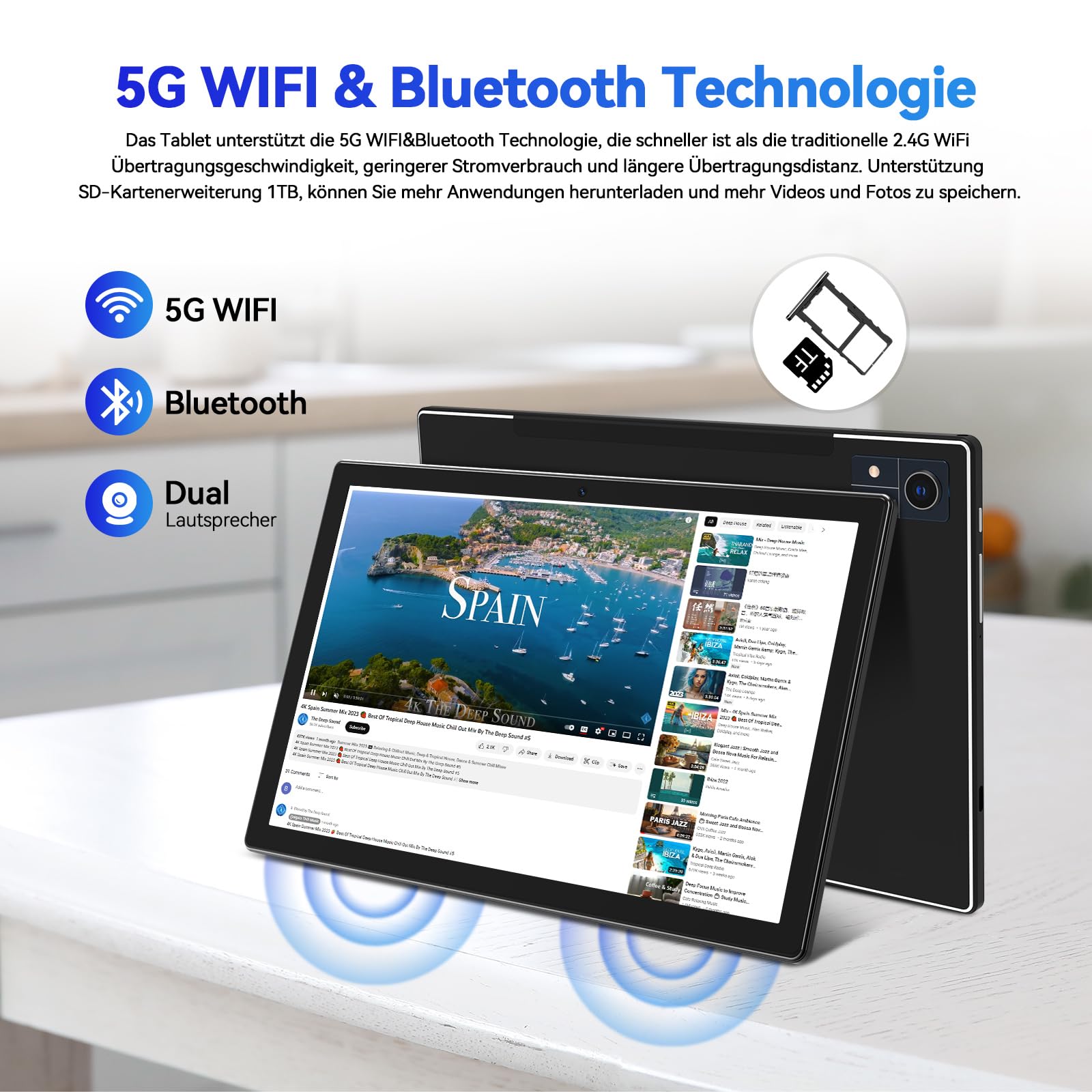 Tablette Android 2024 avec 5G - Test et Avis