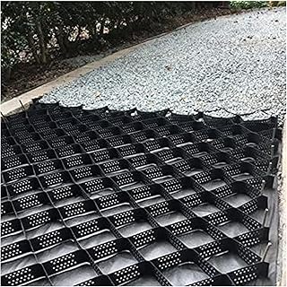 Shed Base Paving Grid ，Garage Walkway Parking Ground Stabilization Grid，2 Inch Depth Gravel Grid Paver System，HDPE Geo Grid Ground Gravel Grid (Size : 1x2m(3.3x6.5ft))