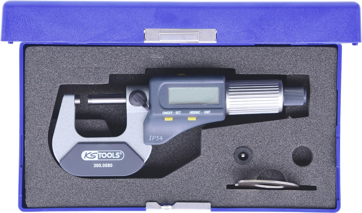 KS Tools 300.0580 Bügelmessschraube digital, 0-25 mm