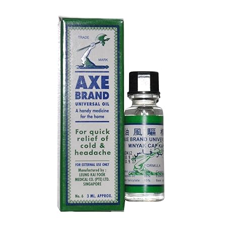 AXE 3 ML - Axe Brand Universal Oil Instant Pain/Cold/Headache Relief!