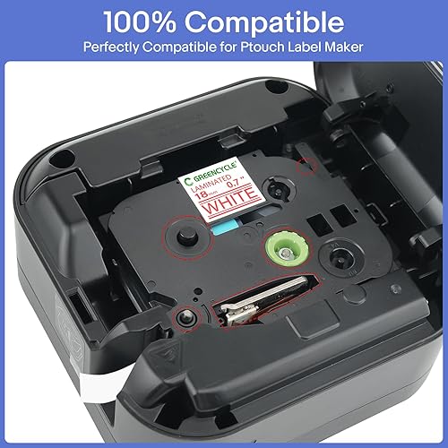 Miniatura 2 de GREENCYCLE Compatible con Brother TZe-242 TZe242 TZ242 TZ-242 AZE Cartucho de etiquetas 0.709 in 0.7 pulgadas 3/4 pulgadas Cinta de etiquetas