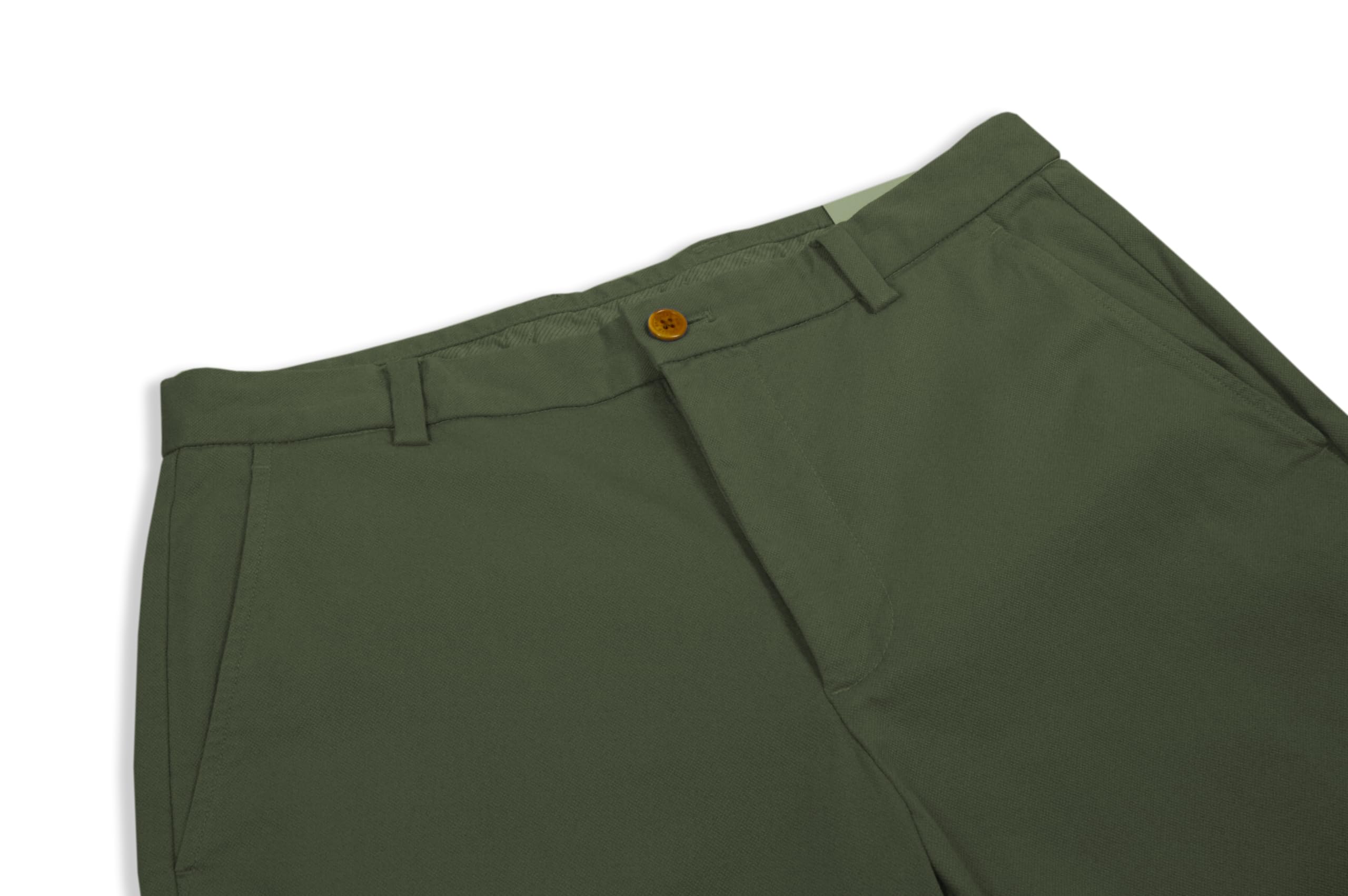 Brooks Brothers Pantalones chinos de algodón Oxford teñidos para hombre,