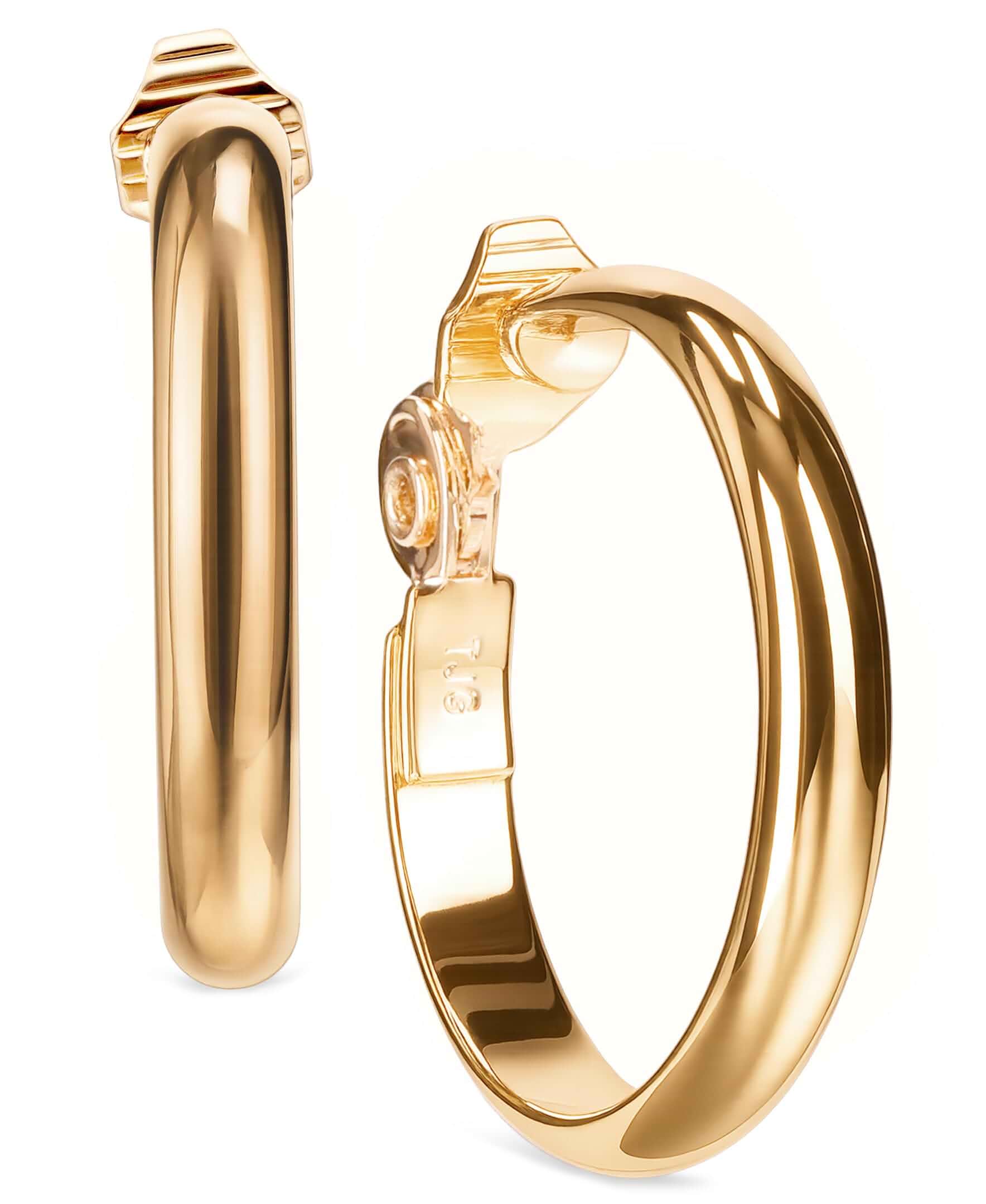 Anne Klein Women's Hoop Earrings, Layered Statement Fashion Jewelry for Everyday and Evening Wear