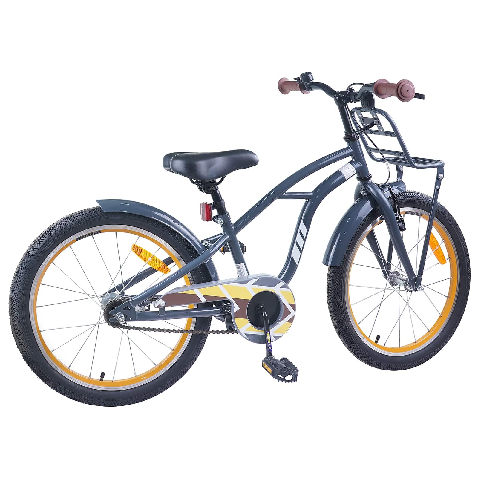 vidaXL Kinderfahrrad Stahl Fahrrad Junior Jugend Radfahrer für Mini Pedal