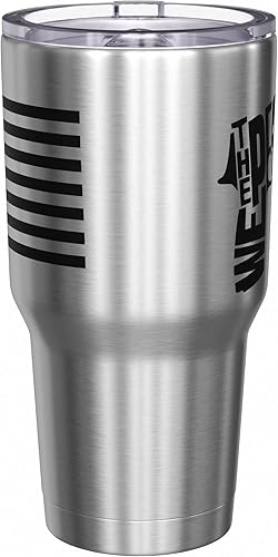 Vista 375 de We The People Holsters - Vaso térmico de 30 onzas, Únete o Muere, Negro