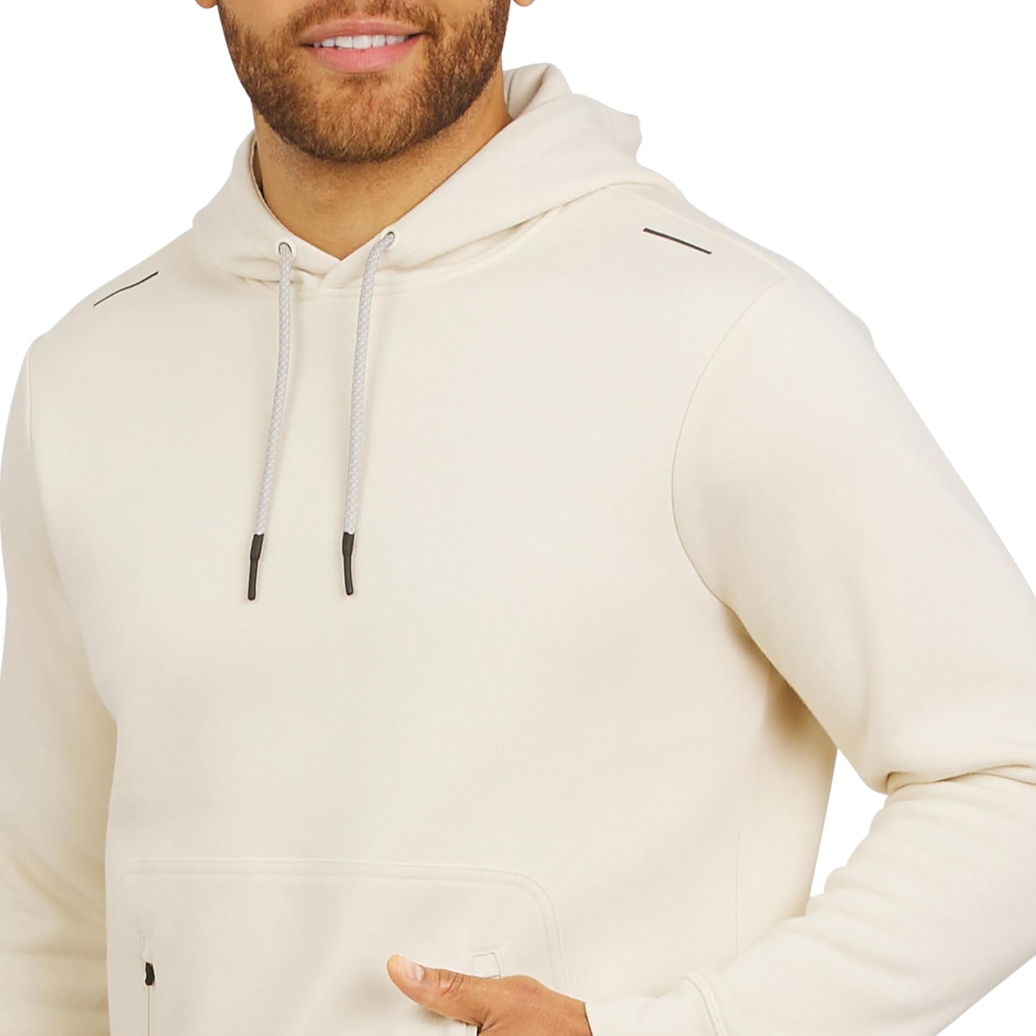 Motion Men's Regular Fit Active Performance Heavyweight Fleece Hooded Sweatshirt (S-2XL) - Image 2