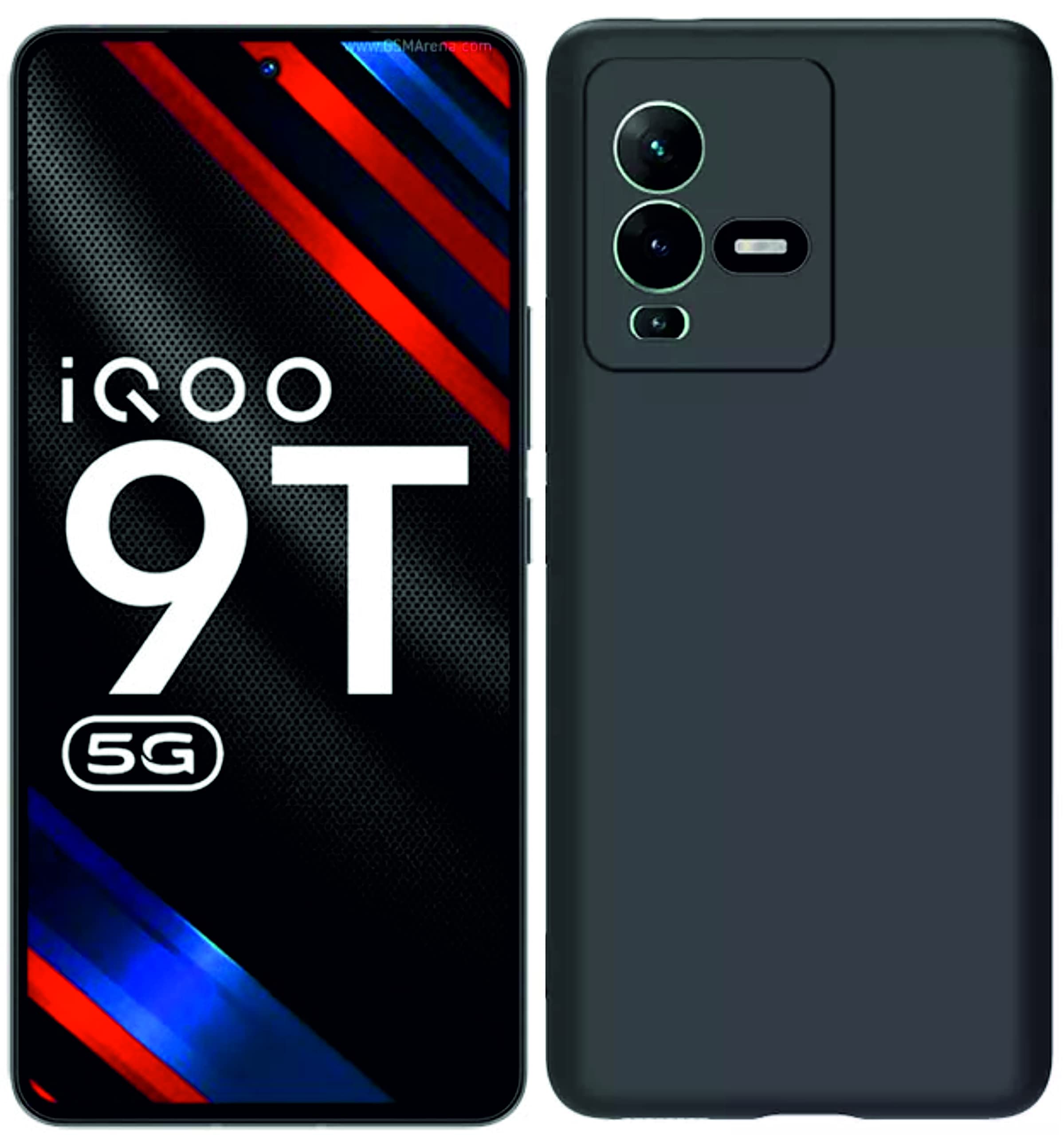 Casodon Shock Proof Back Cover for iQOO 9T 5G Matte Soft Silicon Flexible Back Case Cover for iQOO 9T 5G (Black) (B0BC6TYDBM) Amazon Price History, Amazon Price Tracker