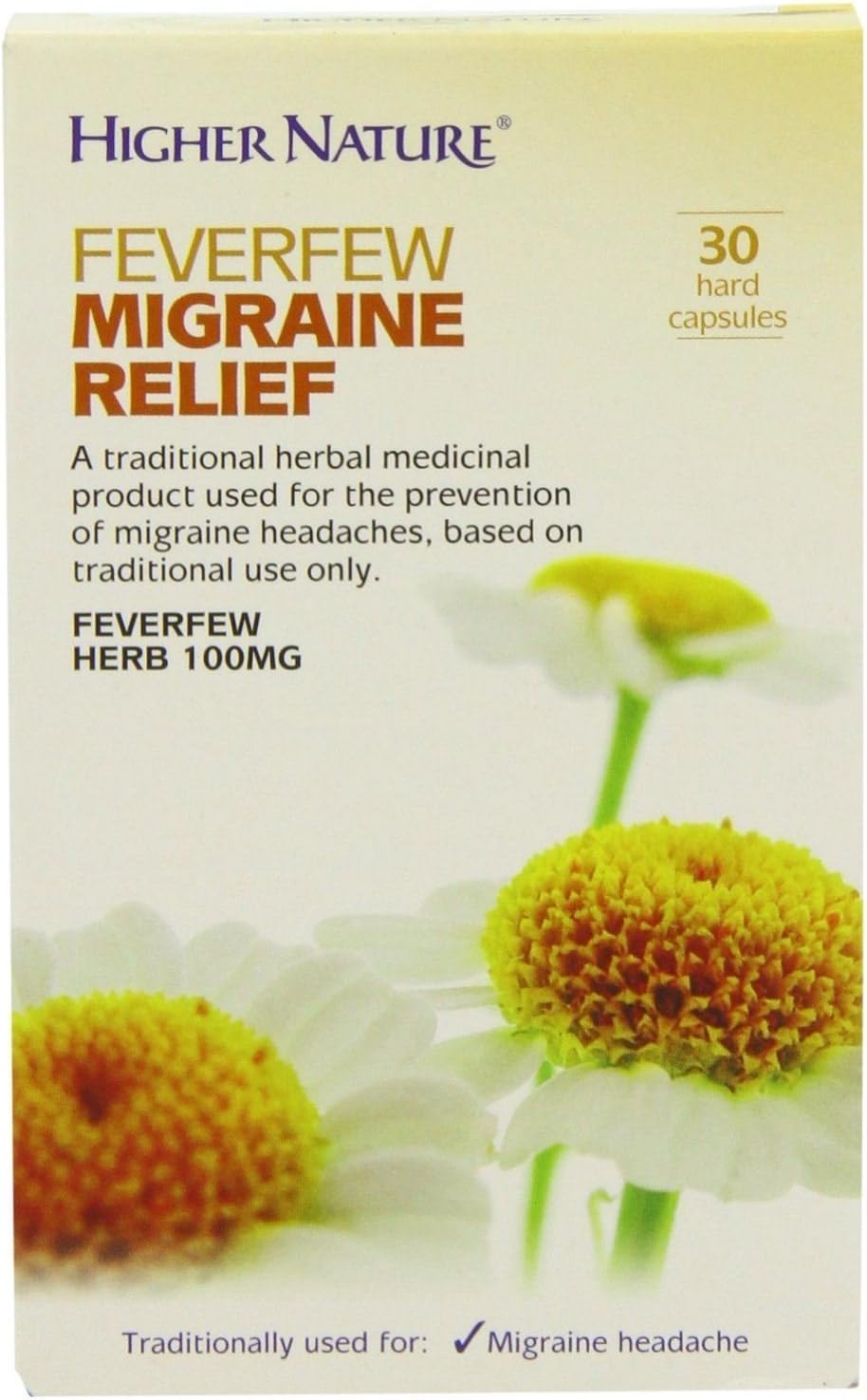 Feverfew Migraine Relief (30 capsule) - x 2 *Twin DEAL Pack*