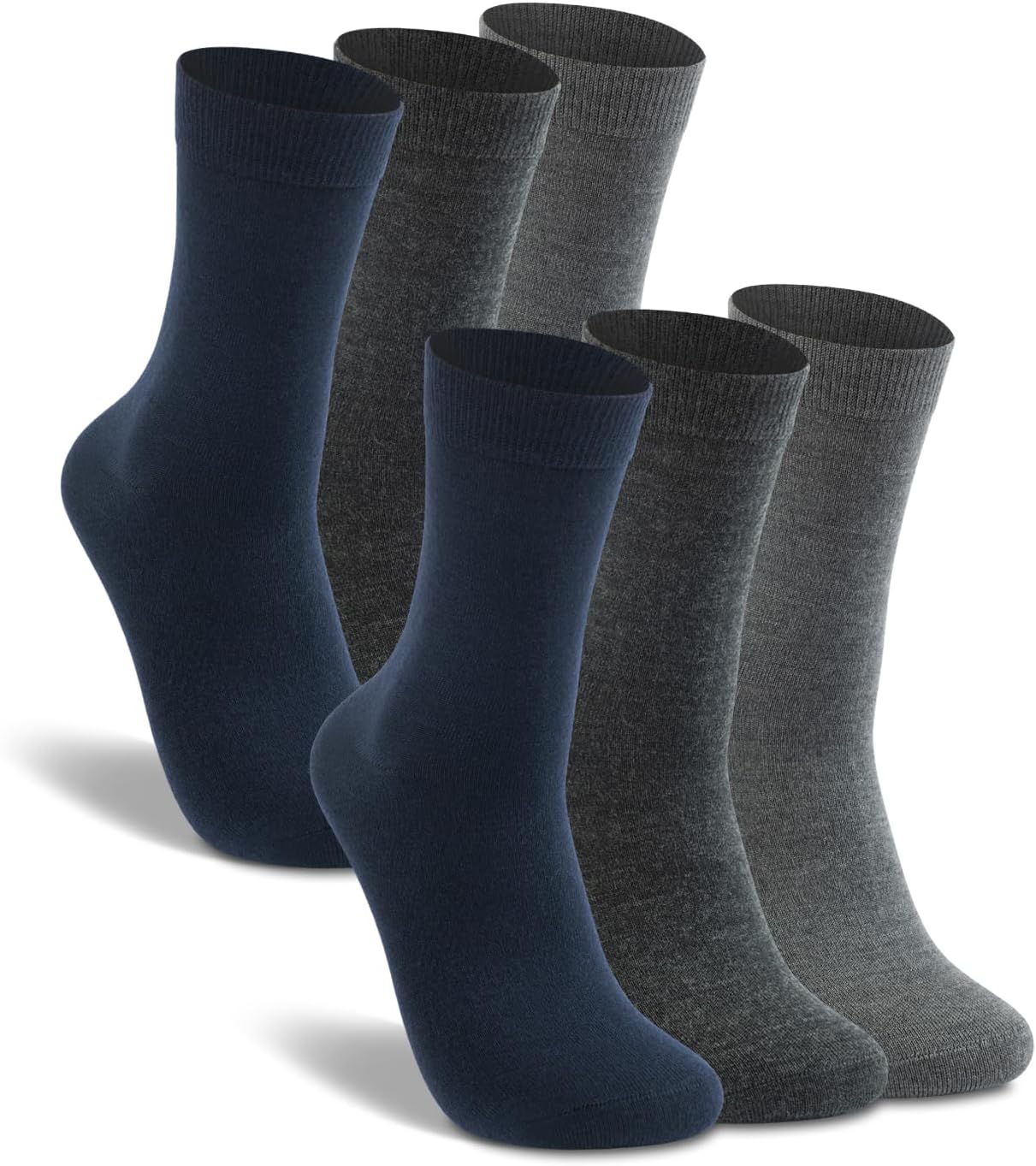 LIXIA Women’s Merino Wool Crew Socks – Warm, Breathable Boot Liners