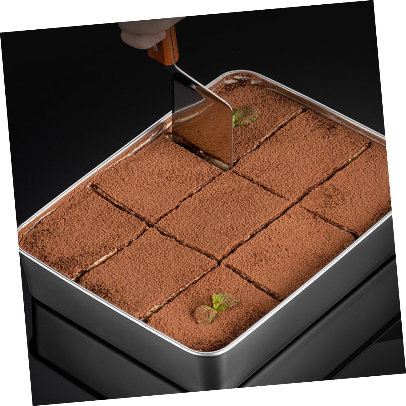 Garneck 8pcs Stainless Steel Baking Loaf Pans Non-stick Dessert Molds for Bread Cake and Toast and Kitchen Bakeware No Lid