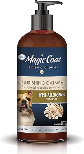 Four Paws Magic Coat Professional Series Champú nutritivo para perros hipoalergénico de avena de 16 onzas líquidas disponible en Yaxa Colombia