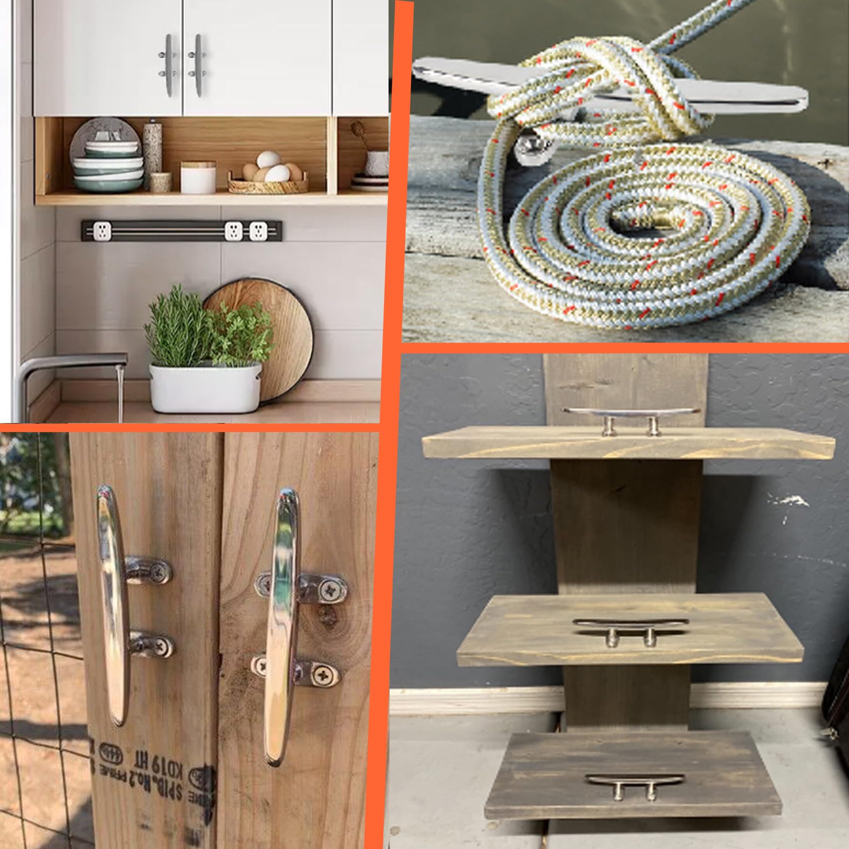 Amazon.co.jp: VEITHI 6インチ 316ステンレススチール ドッククリート