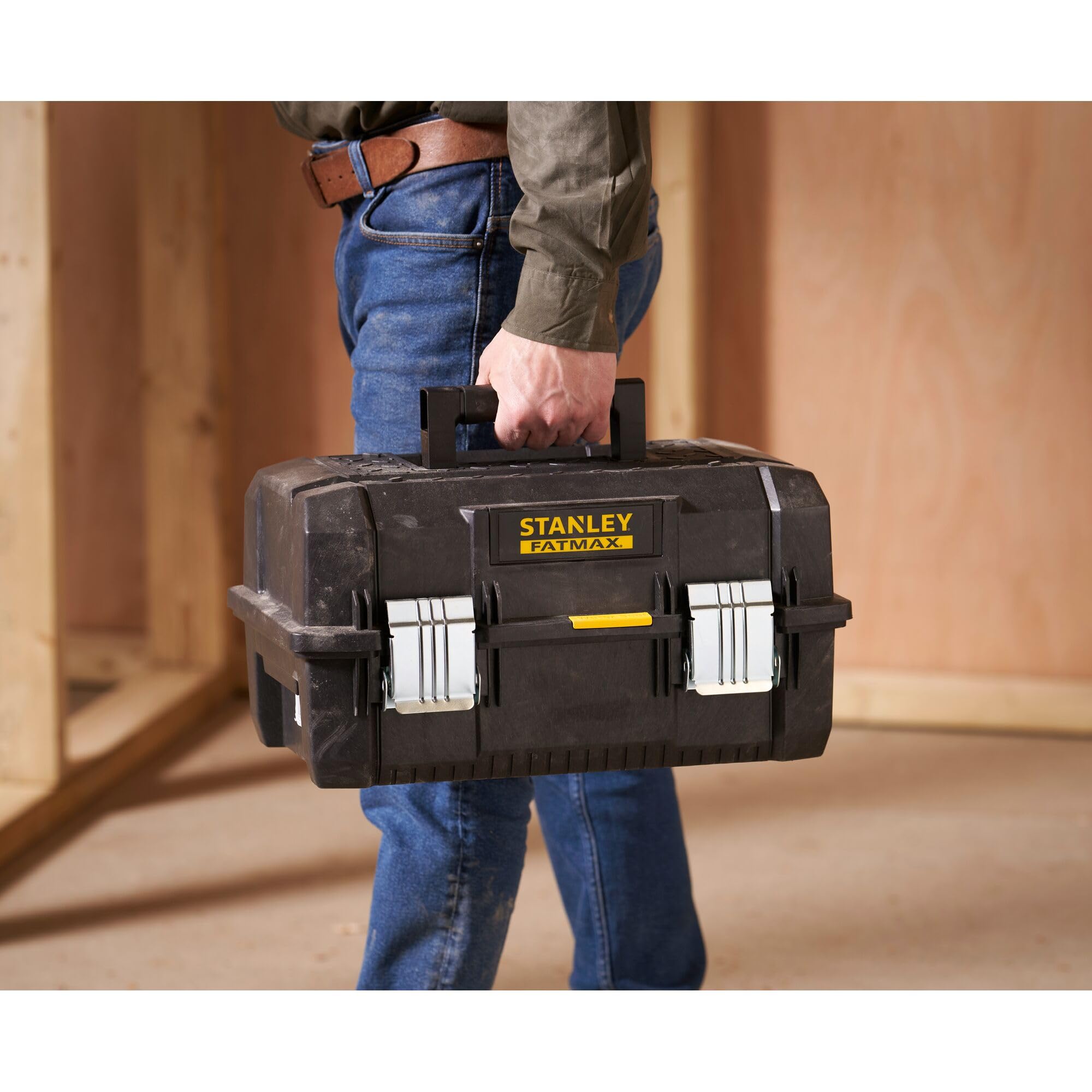 Stanley FMST1-71219 Fat Max Cassetta Porta Utensili, 18", Nero