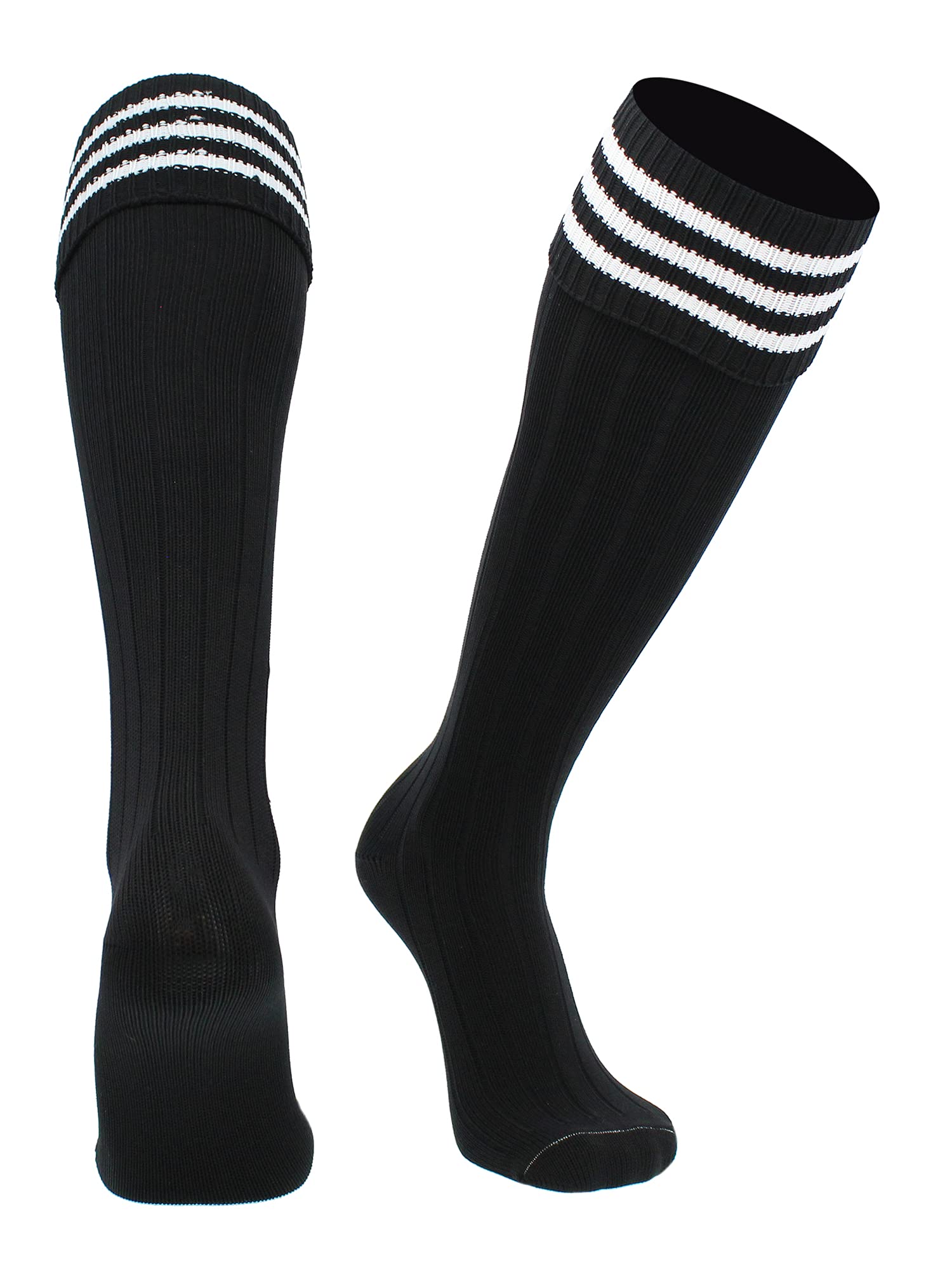 Soccer Socks With Fold Down Top - European Style for Adults - Men and Women